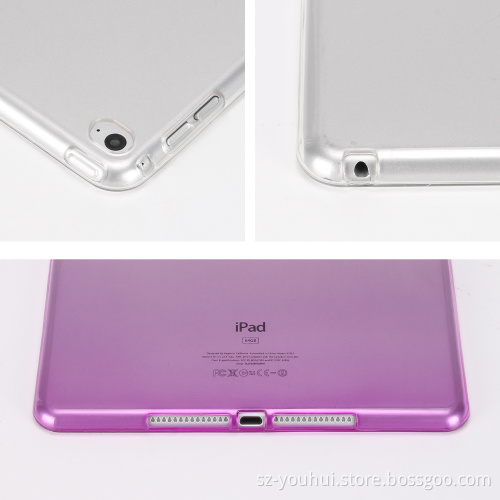 Factory Price TPU Soft Back Cover Colorful Transparent Case for iPad Air 2 for iPad 6